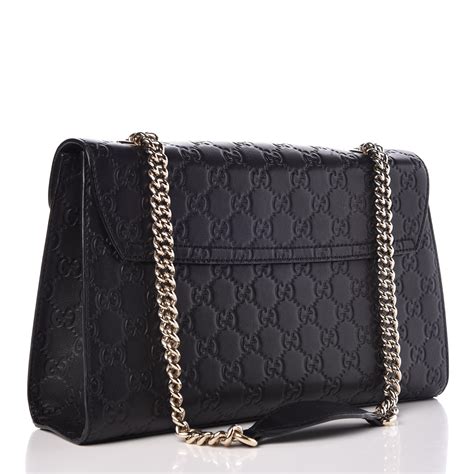 gucci chain shoulder bag|gucci shoulder bag black handbags.